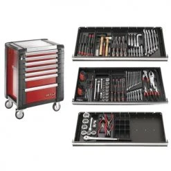 Servante 7 tiroirs - 3 modules + composition d'outillage Facom - JET.7M3PLPF