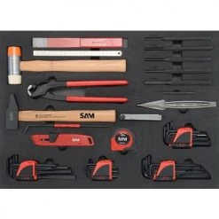 Servante 6 tiroirs + 135 outils en module Sam Outillage - 416-135Z 8 Servante 6 tiroirs + 135 outils en module Sam Outillage - 416-135Z -Amenagement de Latelier Boutique AFD 125008