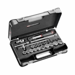 Jeu 26 pièces douilles 1/2'' Facom 12 pans métriques S.161-4P12