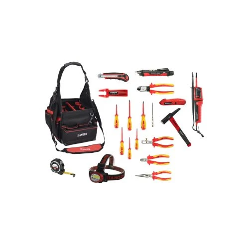 Composition électricien sac + 14 outils 1 Composition électricien sac + 14 outils