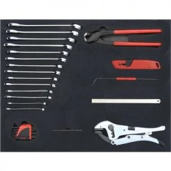 Servante série 41 6 tiroirs + composition maintenance industrielle 200 outils Sam outillage en module mousse - 416-200MZ -Amenagement de Latelier Boutique AFD 174638