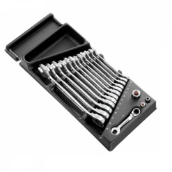 Module clés mixtes à cliquet métriques Facom en plateau thermoformé - MOD.467BJ13PB