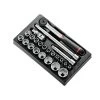 Module douilles 1/2'' Facom 6 pans métriques 23 pièces - MOD.S161-36PB